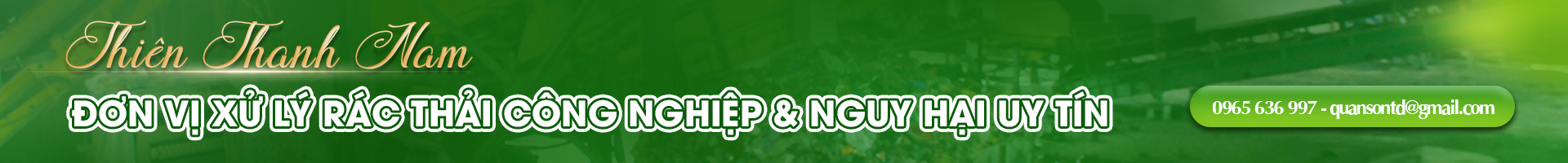 XỬ LÝ CHẤT THẢI CÔNG NGHIỆP